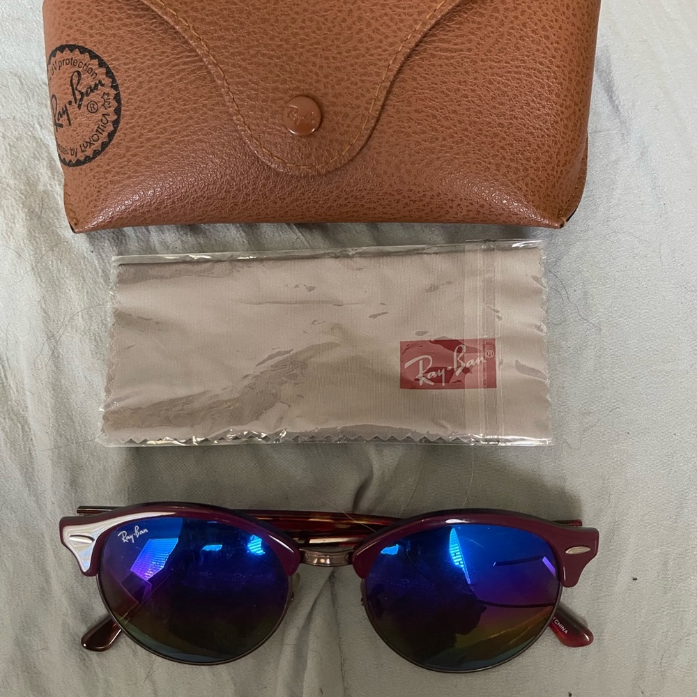 Ray-Ban Clubmaster Sunglasses with Case